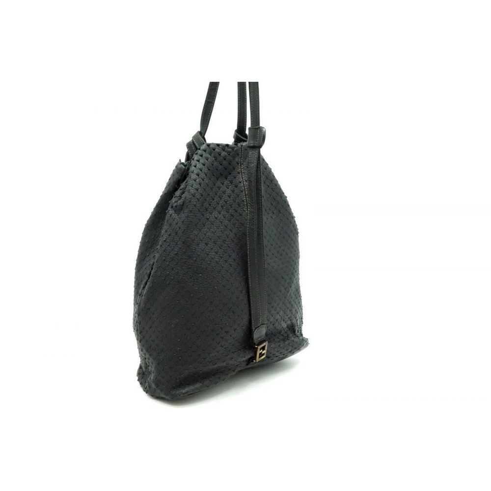 Fendi Backpack Bag Rucksack Drawstring Ff Leather… - image 4